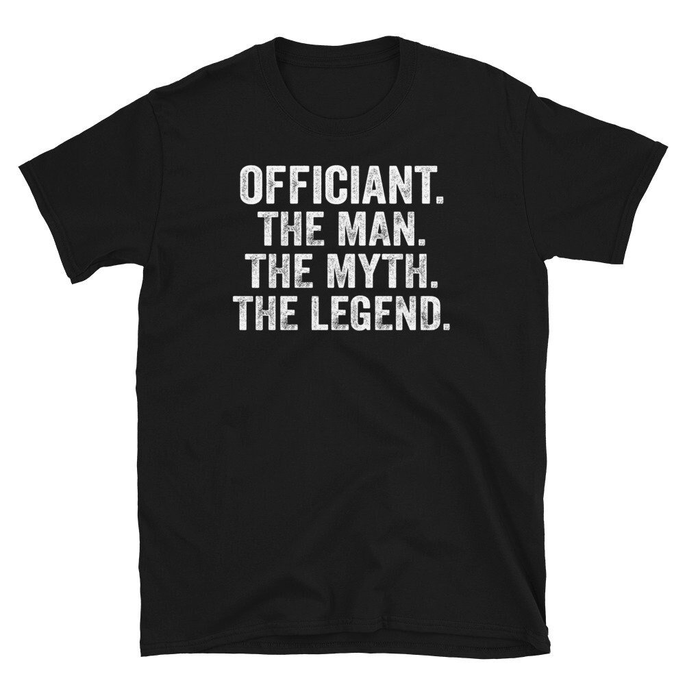 Officiant Proposal Tshirt, Wedding Officiant Shirt, Officiant Gift, Will You Be Our Officiant Shirt, Gift for Officiant Man Myth Legend