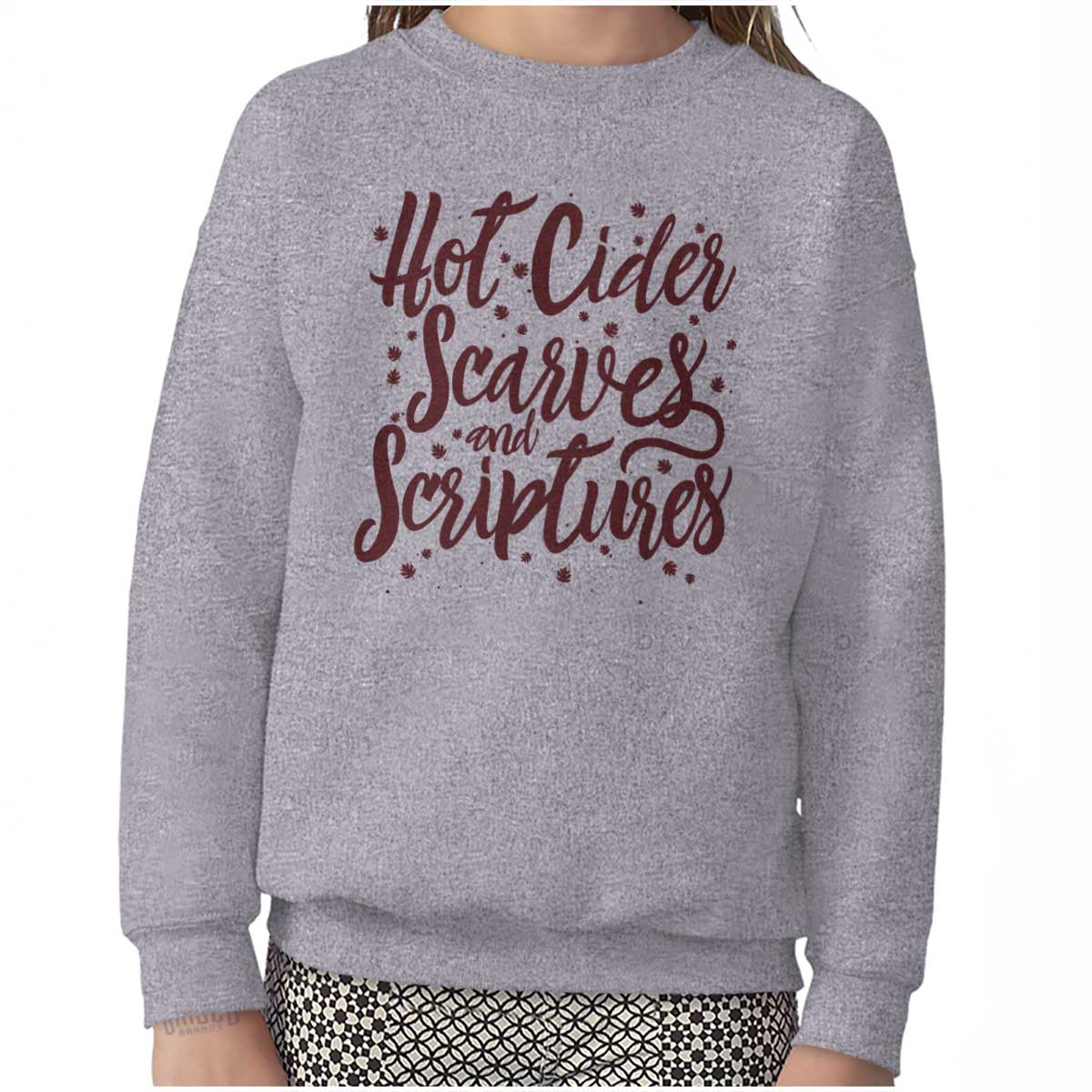 Cider Scarves Scriptures Youth Sweatshirt