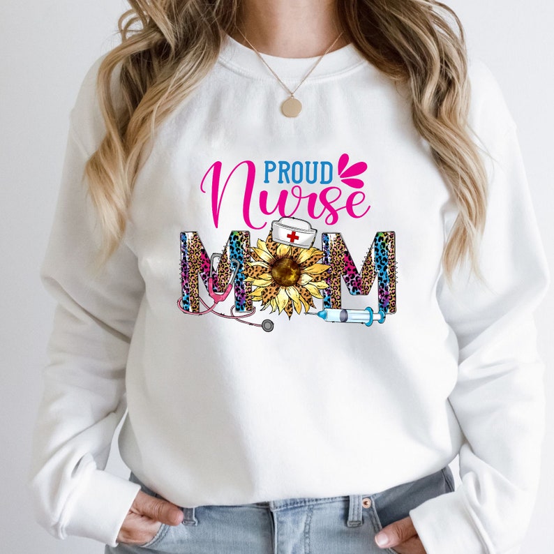 Proud Mom of a Nurse shirt, Nurse Mom Tshirt, Mother’s Day Gift, Nurse Mother Gifts, Proud Nurse Of Mother, Nursing Graduation Gift, RN Mom