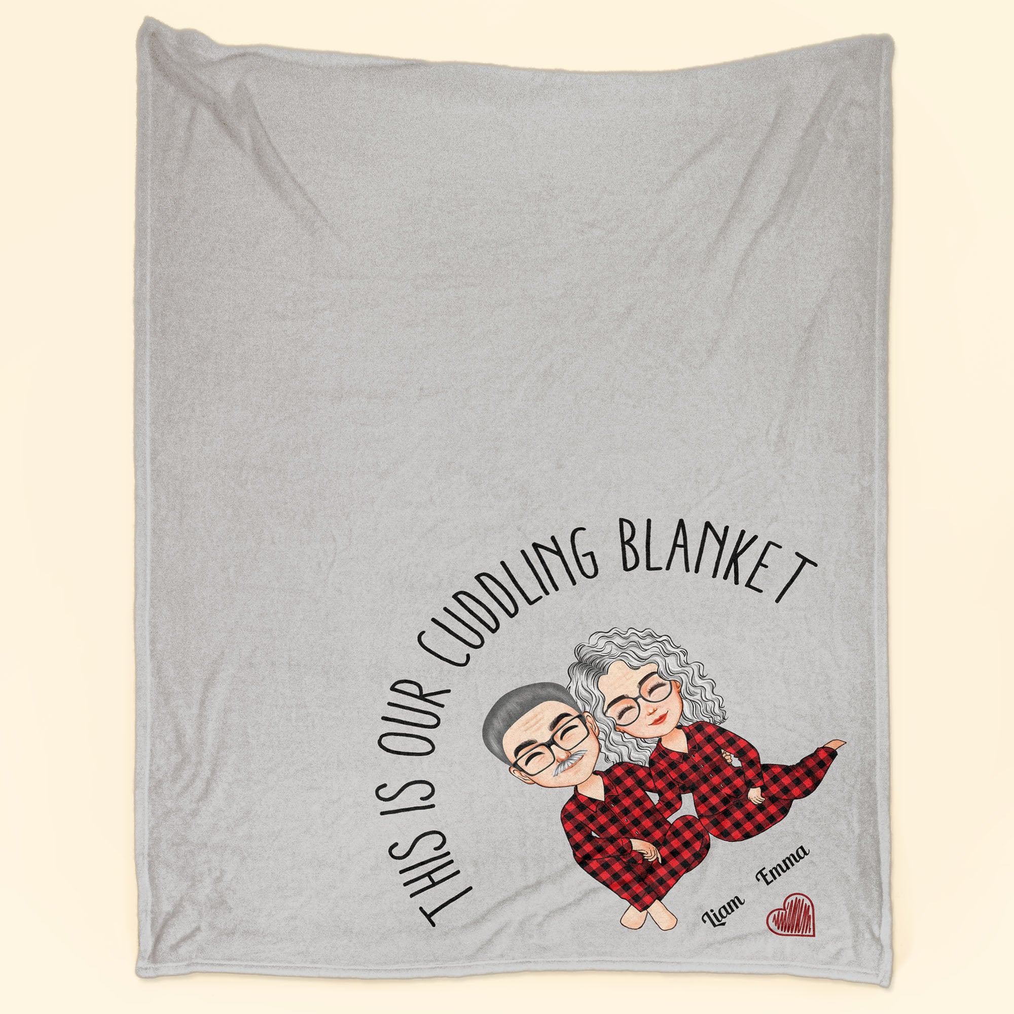 Our Cuddling Blanket – Personalized Blanket – Anniversary, Christmas, New Year Gift For Husband, Wife, Lover, Boyfriend, Girlfriend