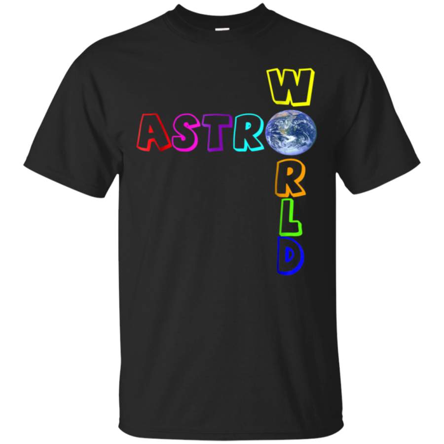 AGR Astroworld Shirt Colorful Planet Earth T-shirt