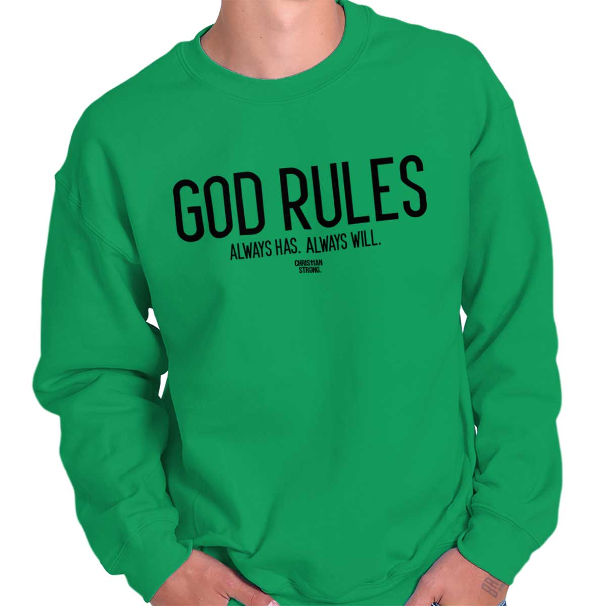 God Rules Crewneck Sweatshirt