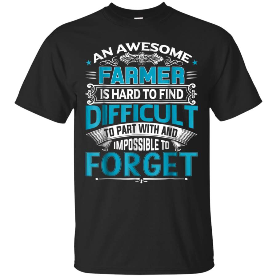 AGR Awesome Farmer Is Hard To Find Difficult T-Shirt