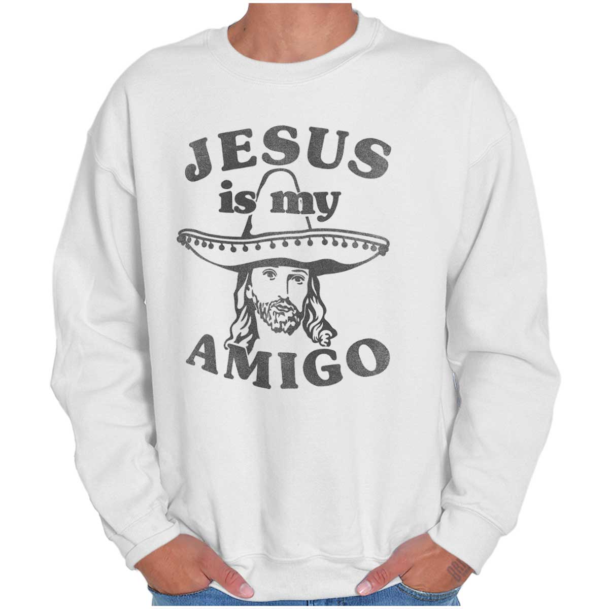 Amigo Jesus Crewneck Sweatshirt