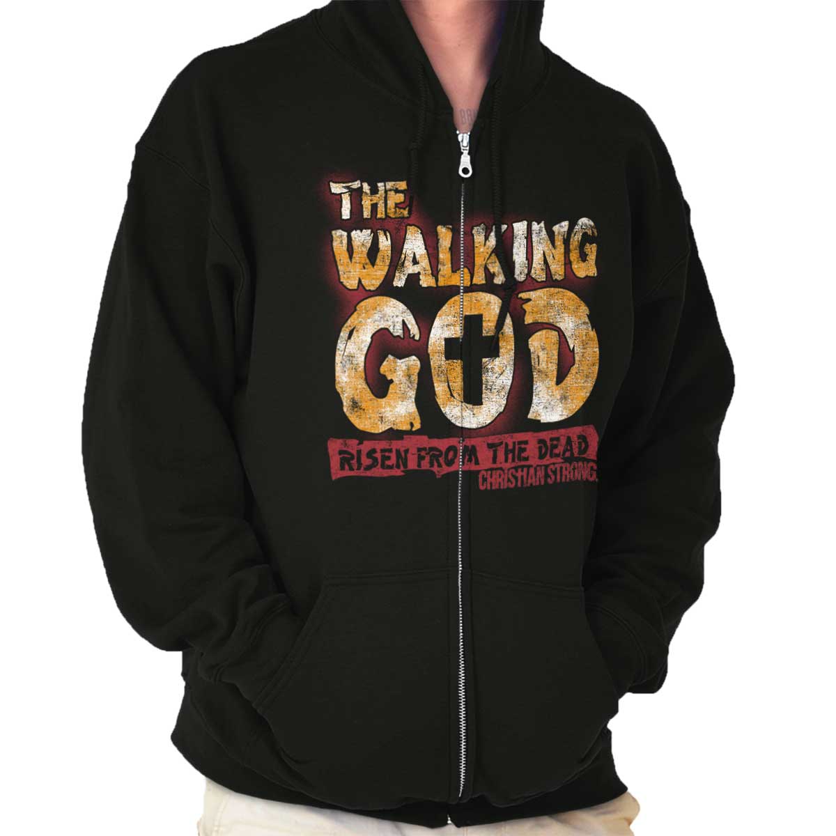 The Walking God Zip Hoodie