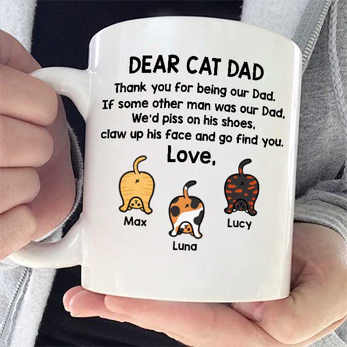 Thank You For Being Our Dad – Gift for Dad – Funny Personalized Mug