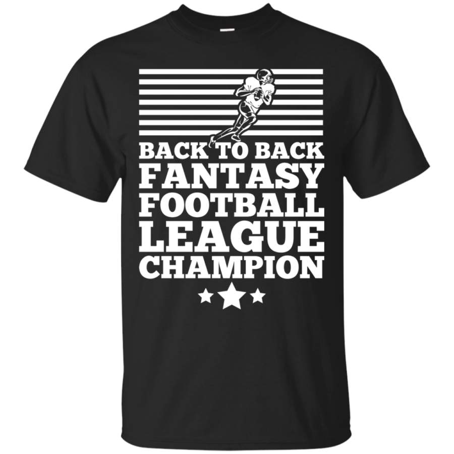 AGR Back to Back Fantasy Football Funny Champ Winner Tshirt