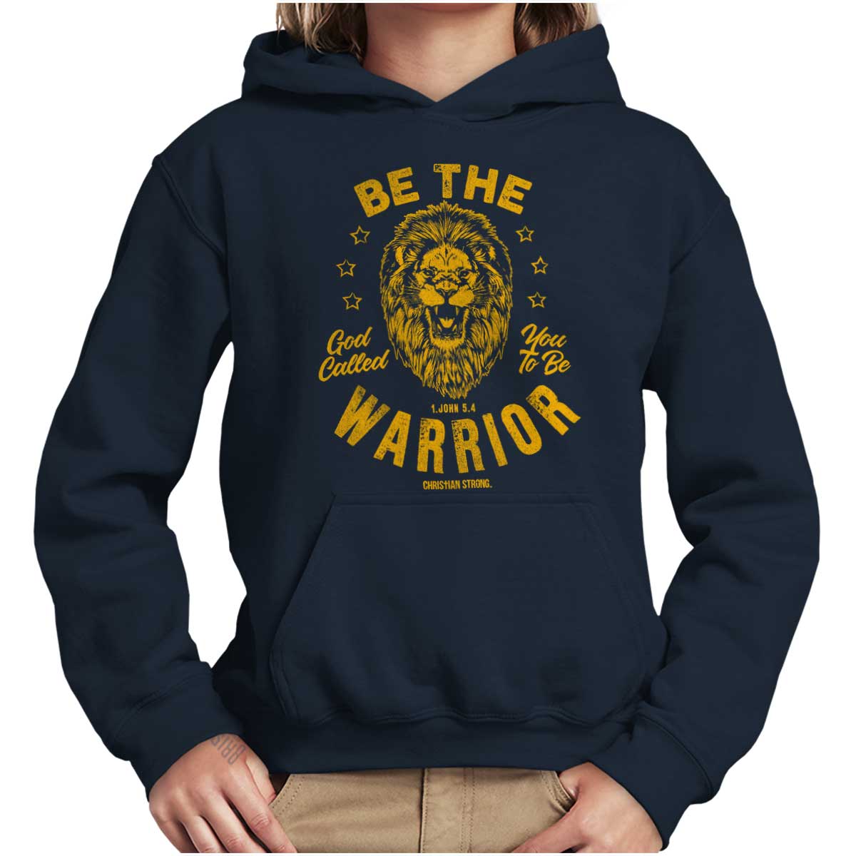 Be The Warrior Lion Youth Hoodie