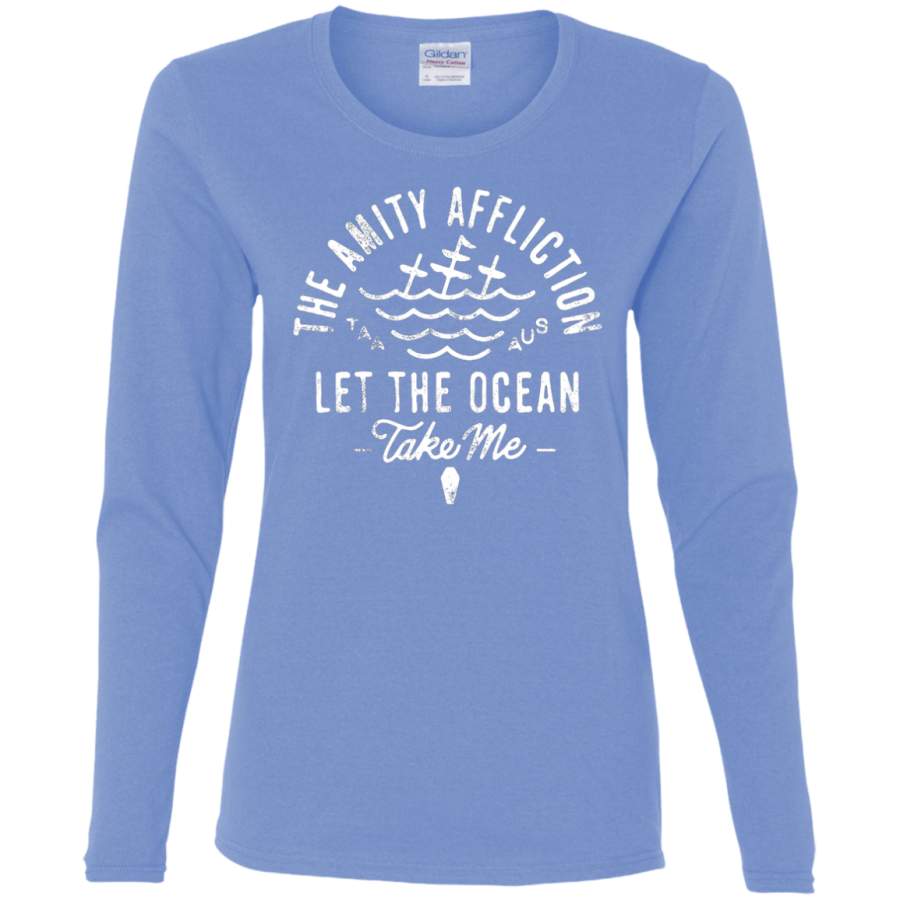 The Amity Affliction Let the Ocean take me Ladies LS T-Shirt