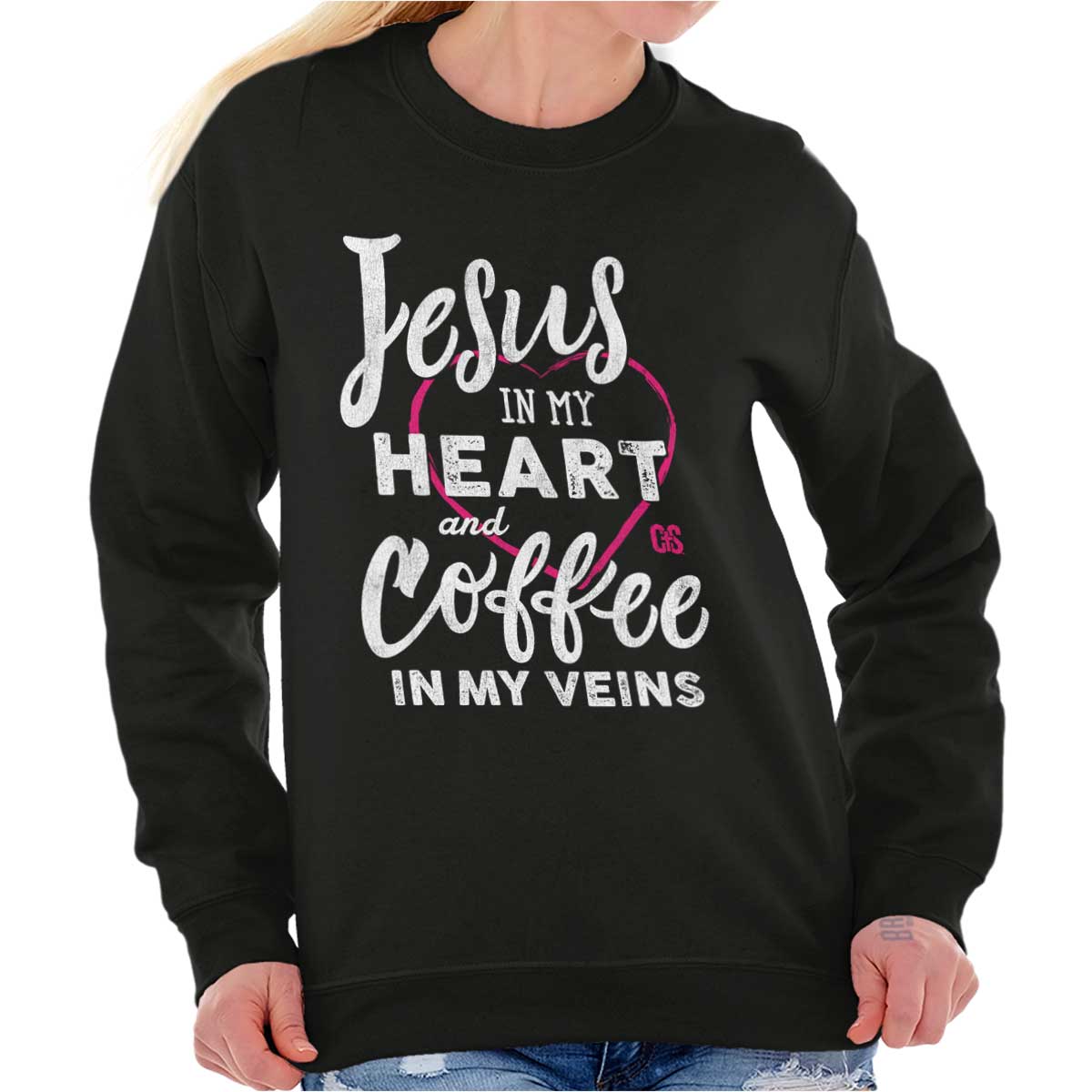 Coffee Veins Crewneck Sweatshirt