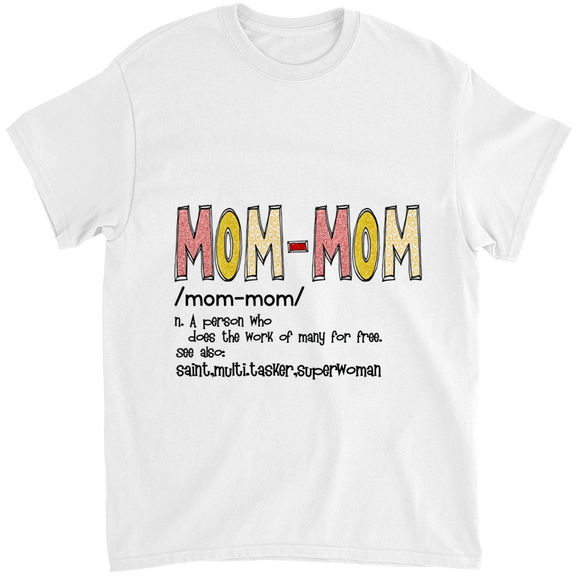 Mother’s Day – Mother’s Day Shirt, Mom Mom Shirt, Mom Definition Shirt, Mother’s Gift For Mama, Mom Birthday Gift – Personalized Shirt