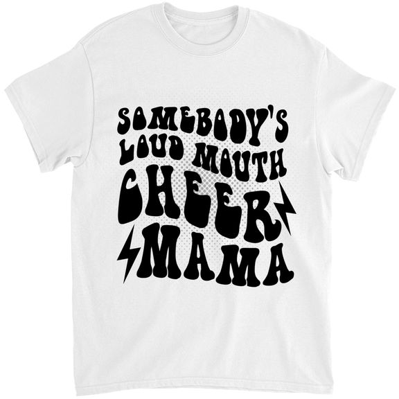 Mother’s Day – Somebody’s Loud Mouth Cheer Mama shirt, Cheer Mom shirt, Cheer Funny shirt, Cheer Smiley shirt – Personalized Shirt