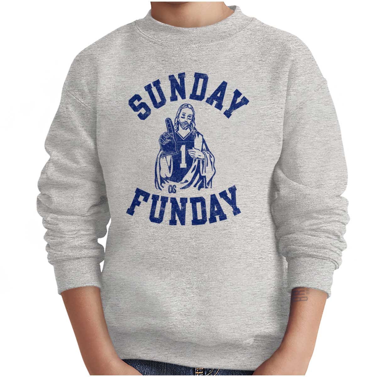 Jesus Sunday Funday Youth Sweatshirt