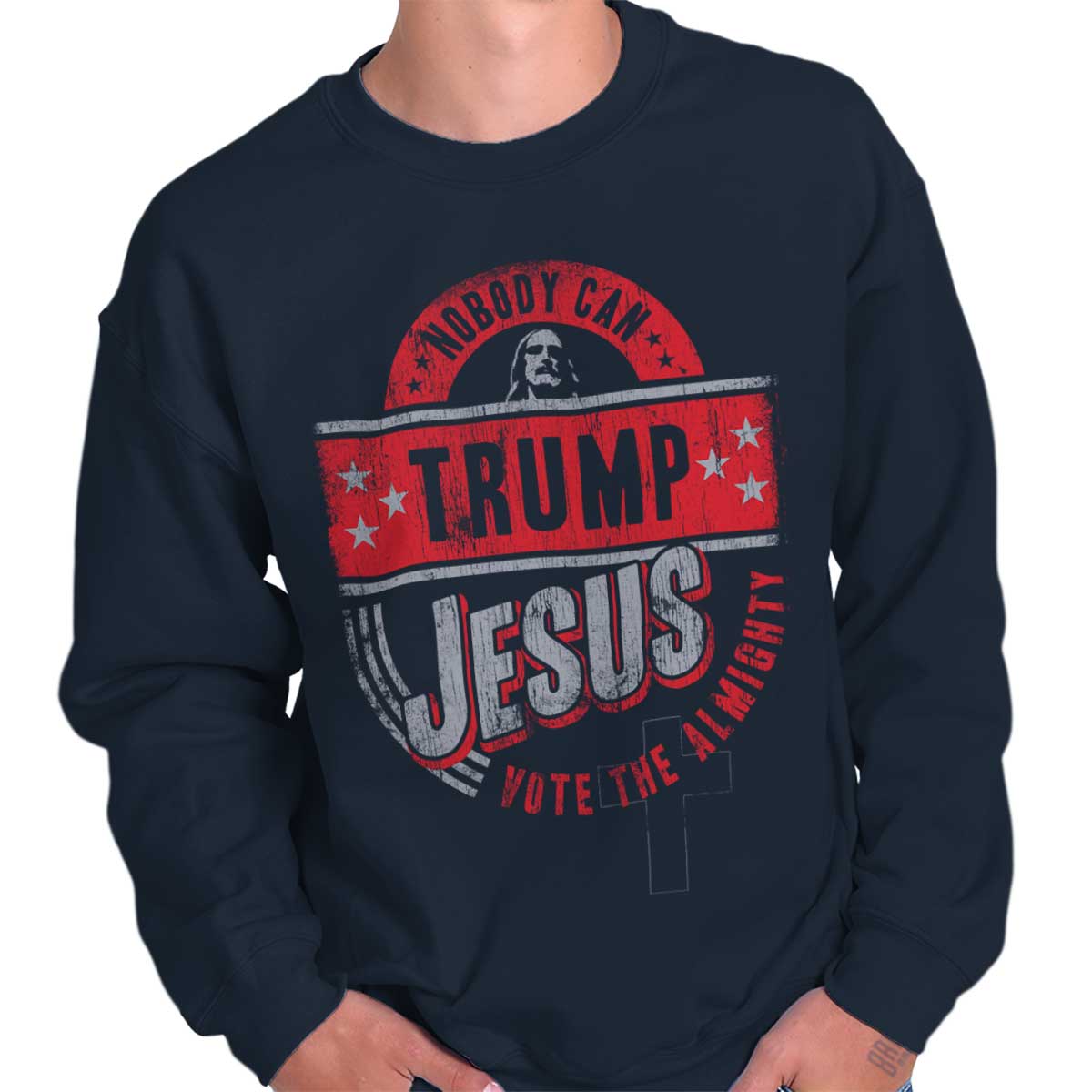 Trump Jesus Crewneck Sweatshirt