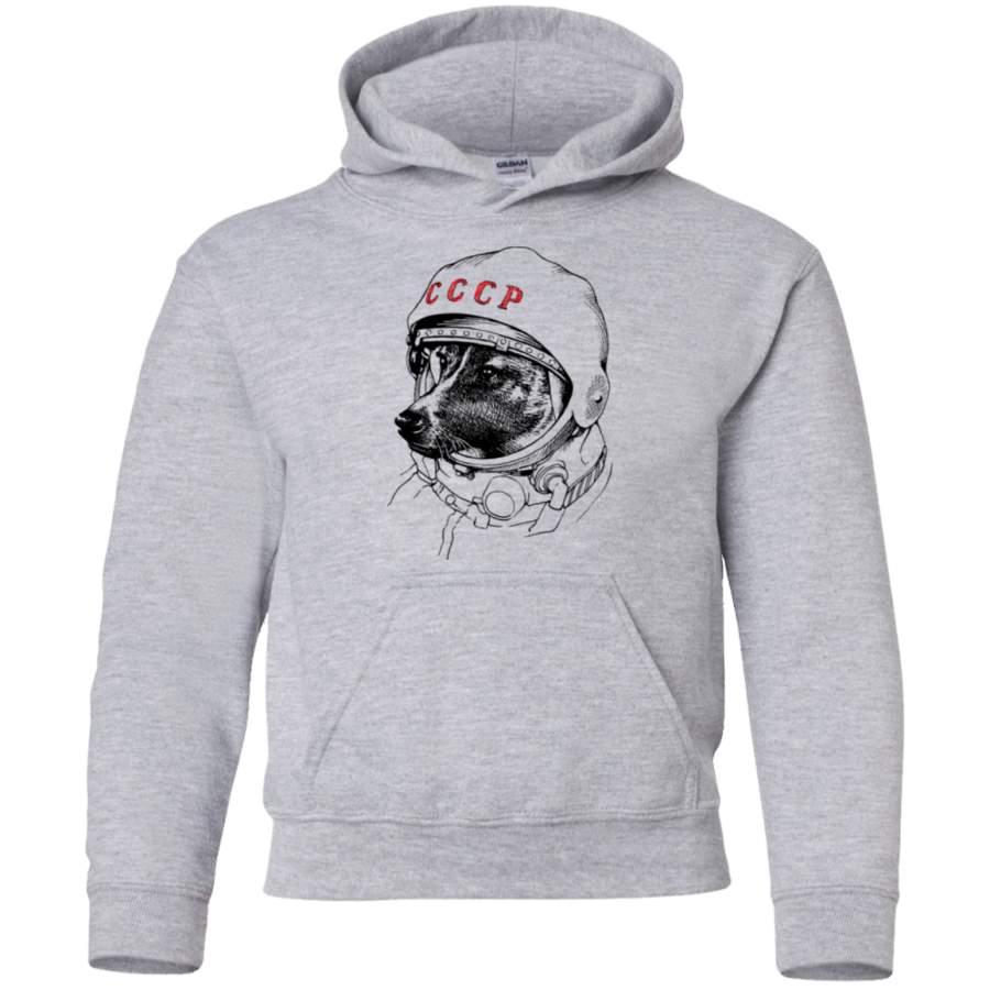 AGR Laika, space traveler Youth Pullover Hoodie