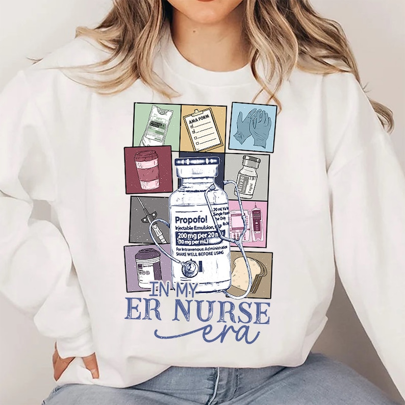 ER Nurse Shirt, Er Nurse Crew Shirt, Funny ER Ed Nurse Tech Shirt, Emergency Room Rn Tshirt, In My Er Nurse Era Emergency Department Squad