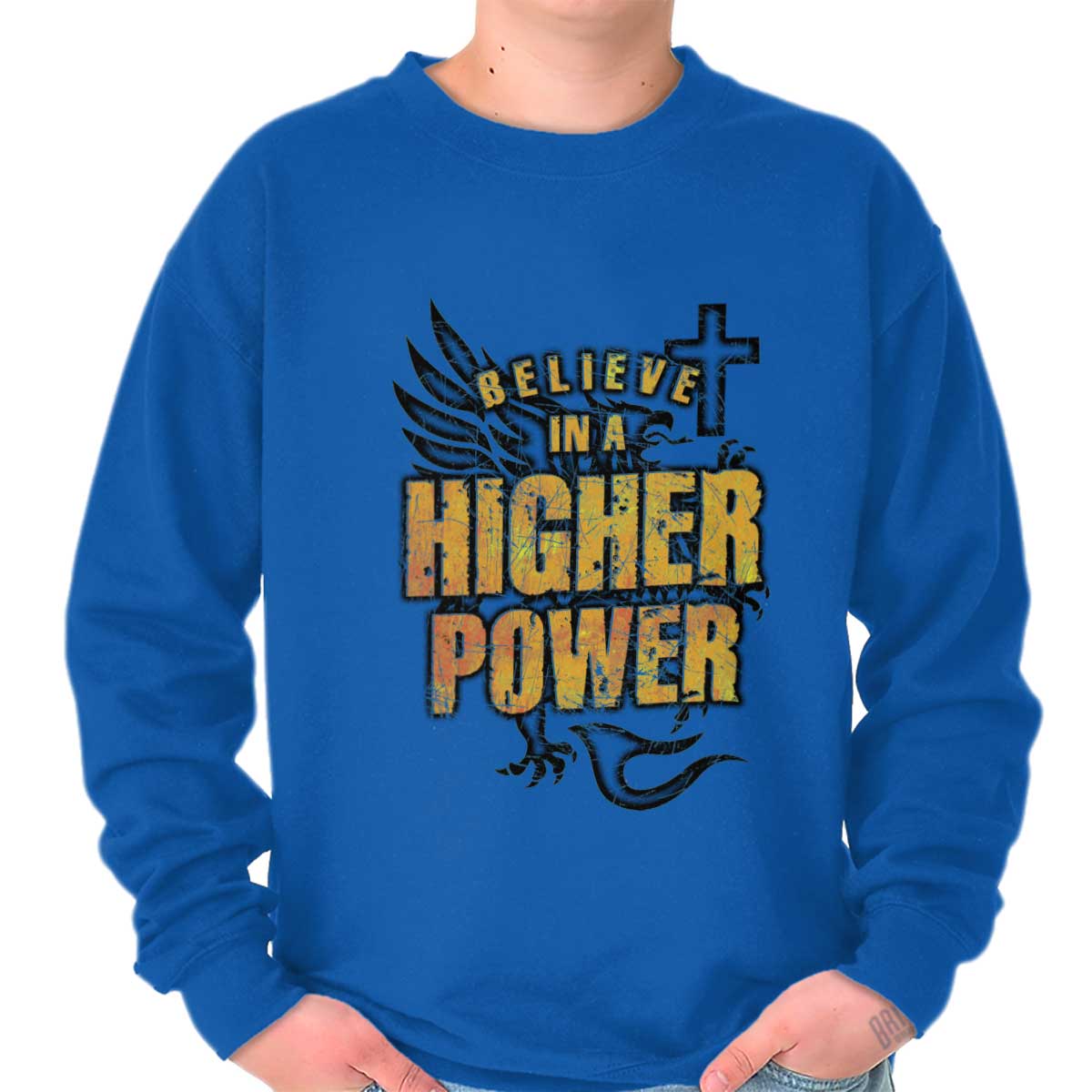 Believe In Higher Po Crewneck Sweatshirt