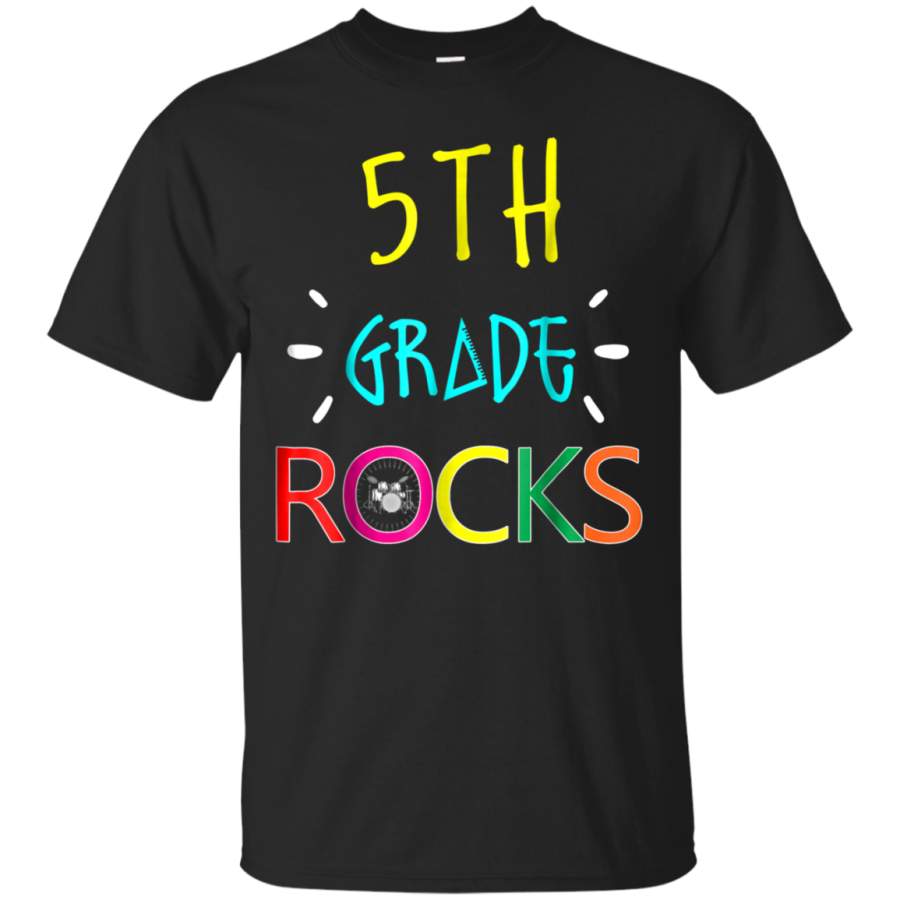 AGR Awesome 5th Grade Rocks Gift T shirt Funny Back To School