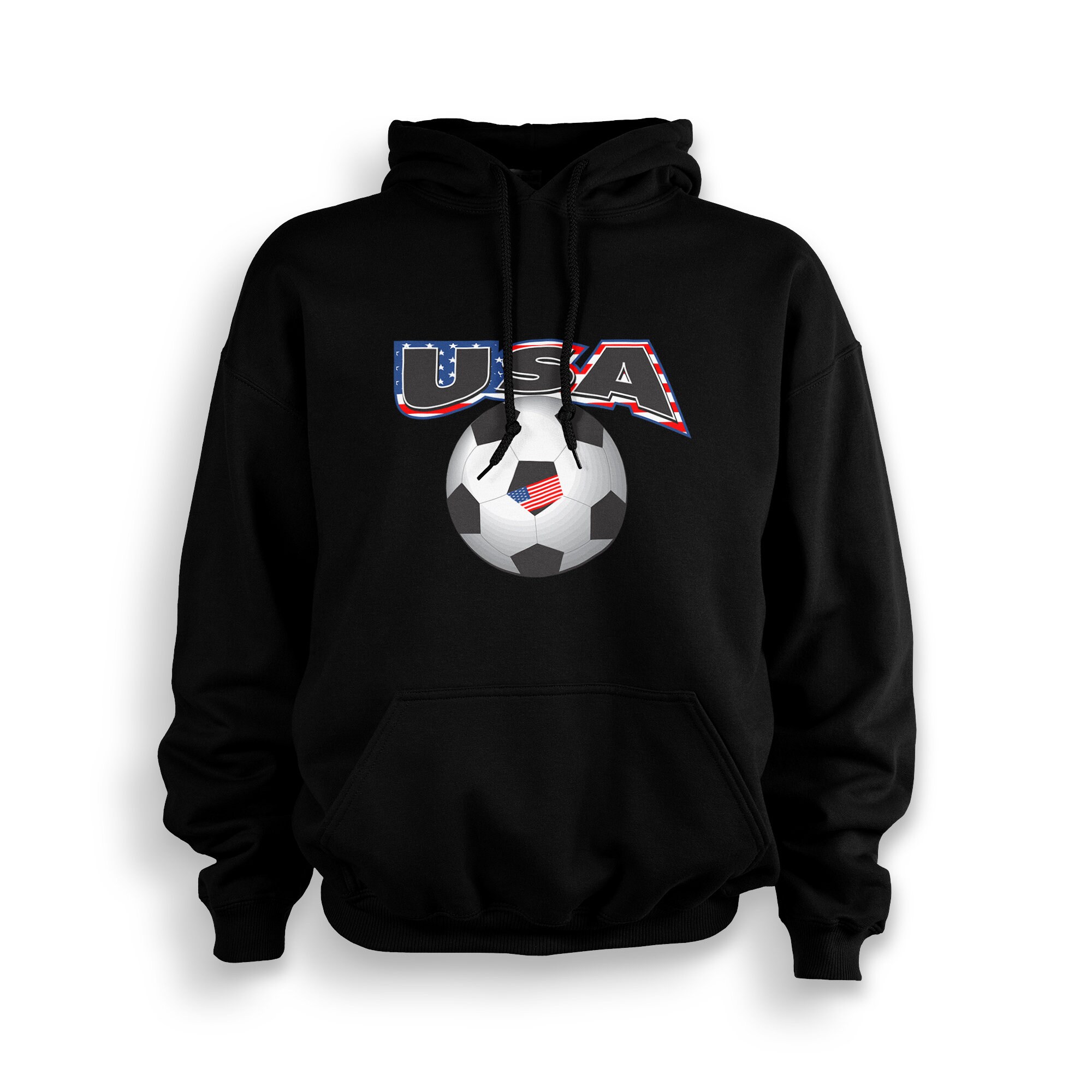 USA Soccer Adult Hoodie | Football | Made To Order With Love