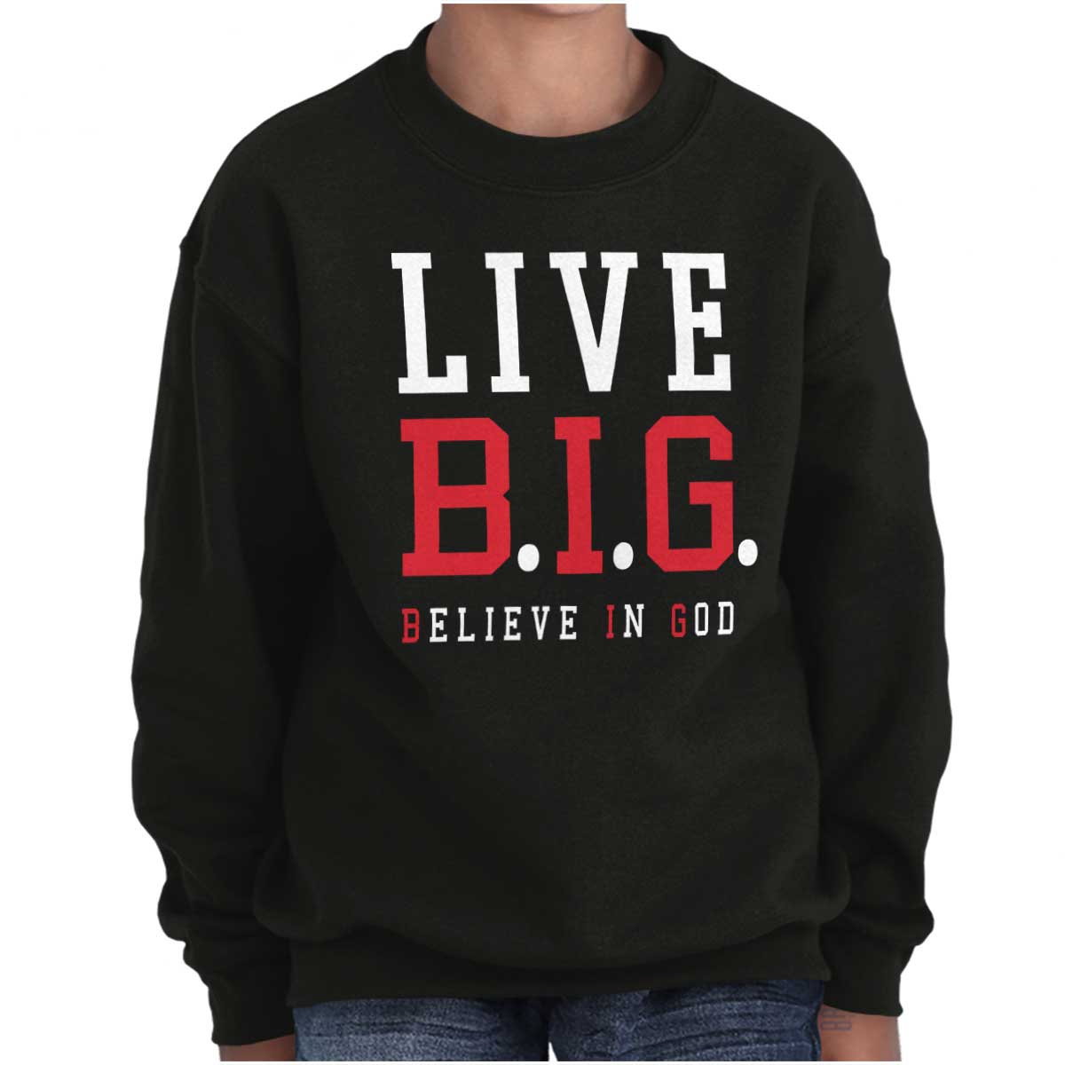 Believe In God Youth Sweatshirt