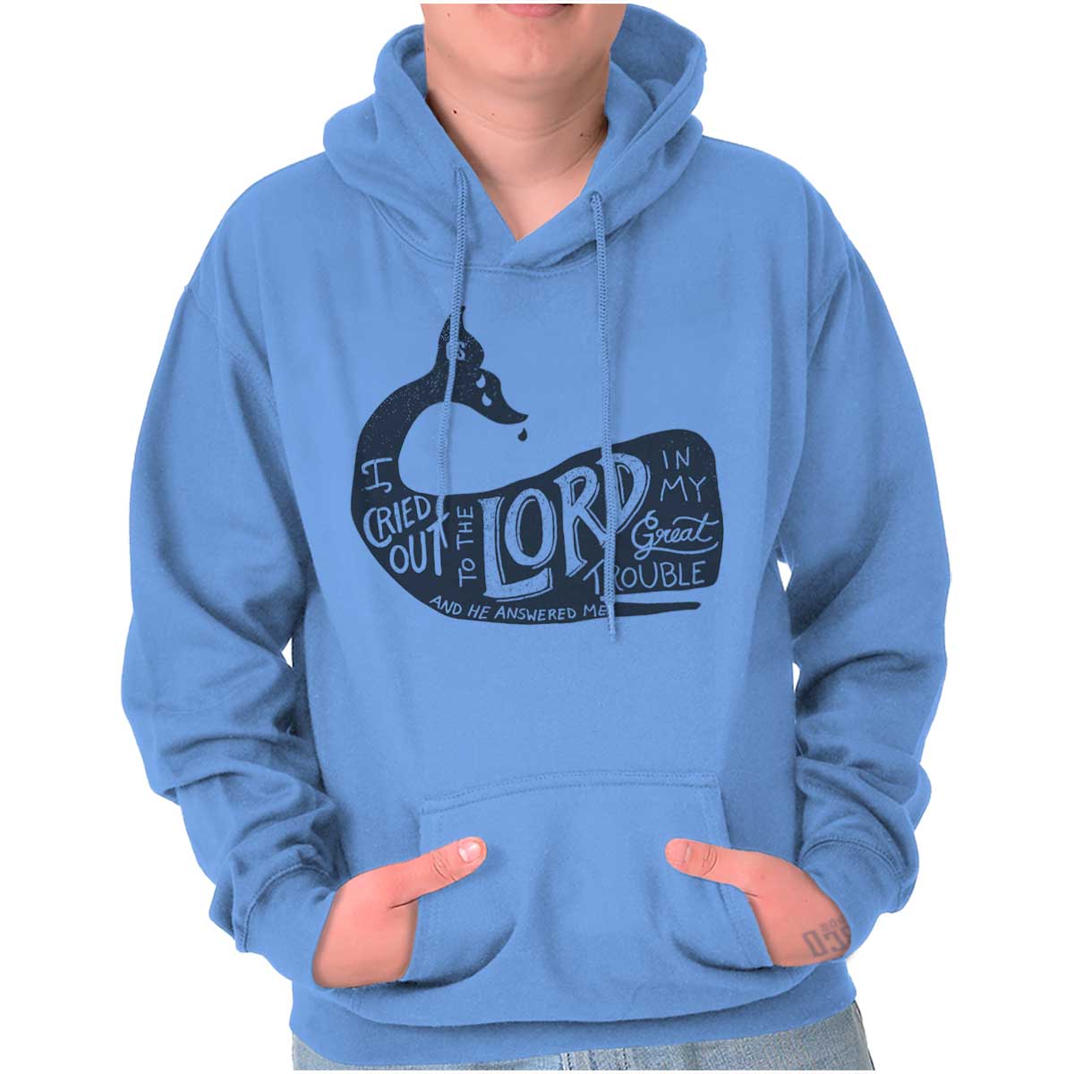 Jesus Whale Hoodie