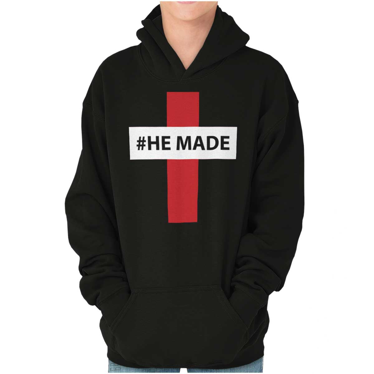 Hashtag Religious Youth Hoodie