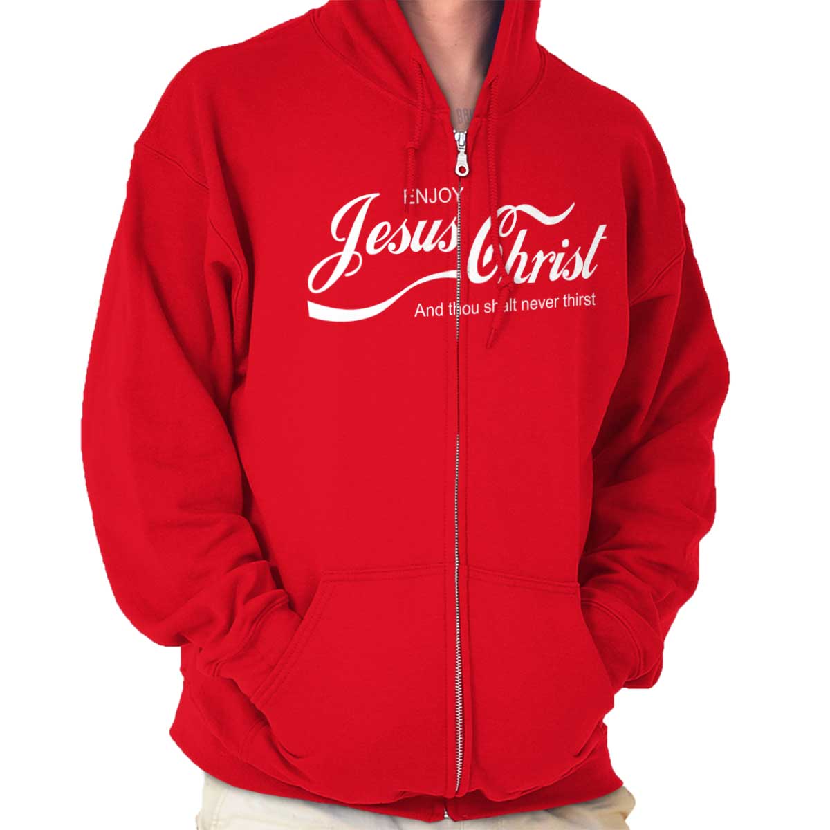 Enjoy Jesus Christ Zip Hoodie