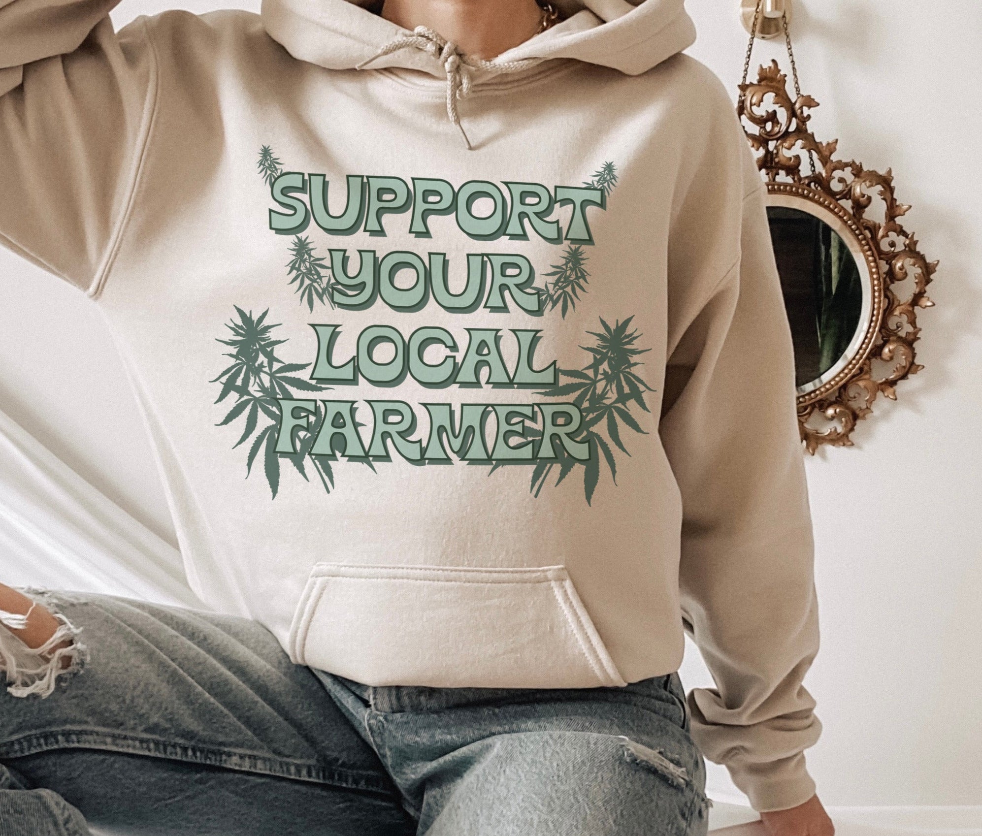 Support Your Local Farmer Hoodie