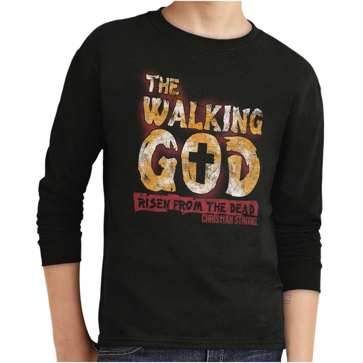 The Walking God Youth Long Sleeve T Shirt