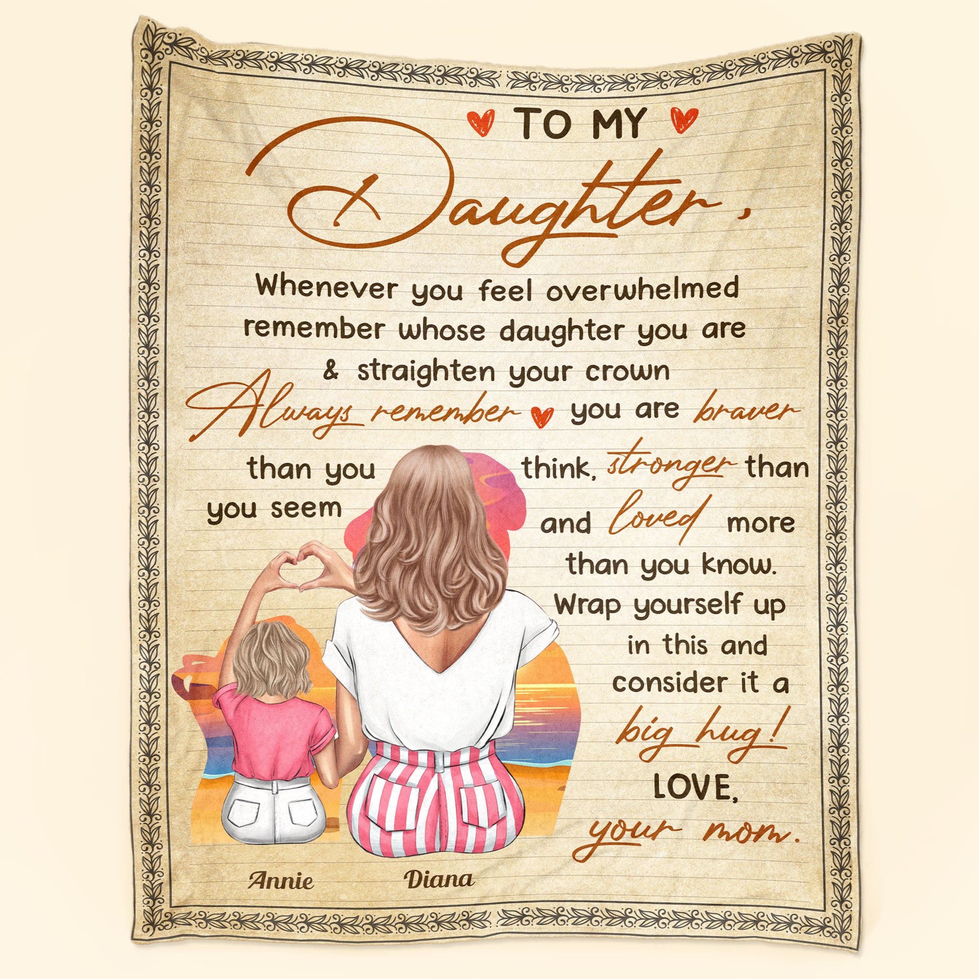 Wrap Yourself Up And Consider It A Big Hug – Personalized Blanket