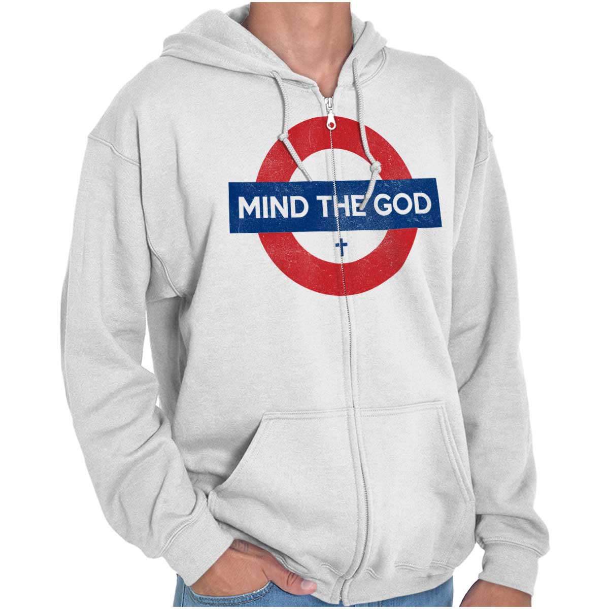 Mind The God Zip Hoodie