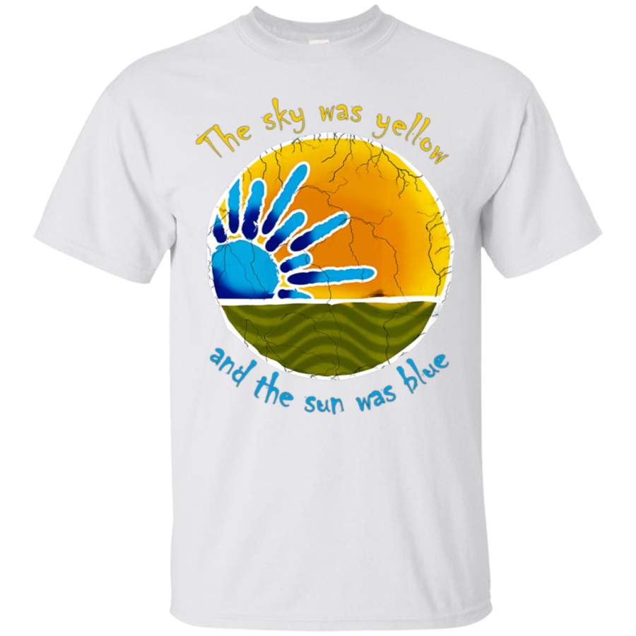 Sky Was Yellow Sun Was Blue – Scarlet Begonias Inspired Cotton (light) T-Shirt