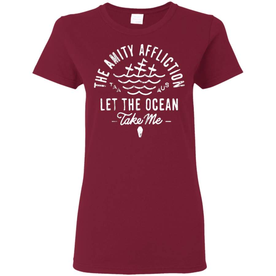 The Amity Affliction Let the Ocean take me Ladies T-Shirt