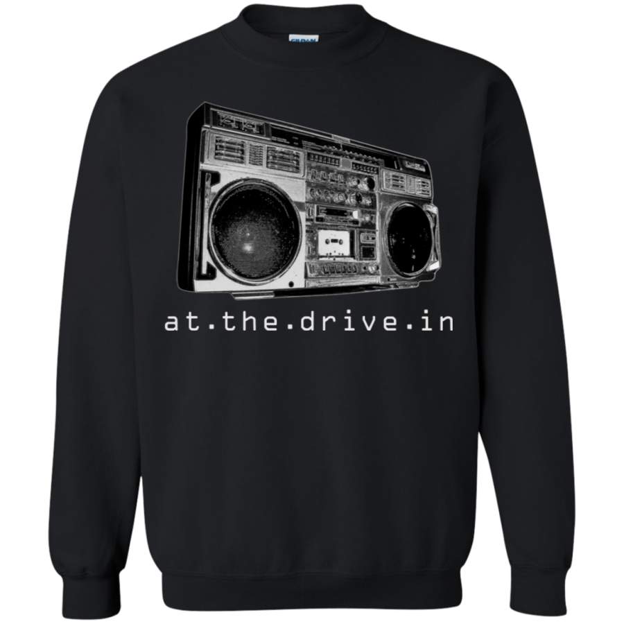 At The Drive In T Shirt Boombox Band Logo Pullover Sweatshirt