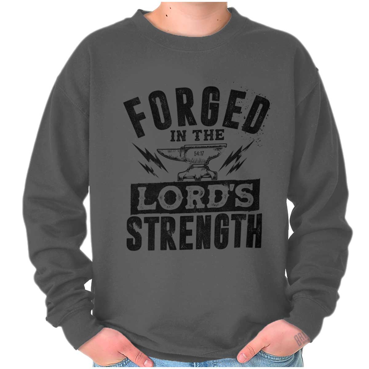 Forged In The Lord Crewneck Sweatshirt