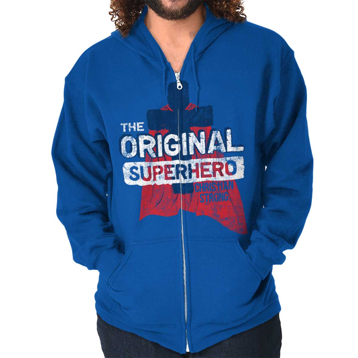 Original Superhero Zip Hoodie