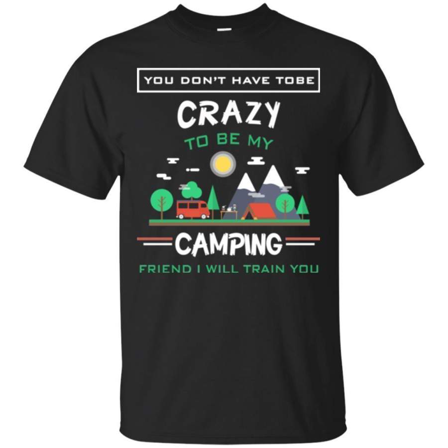 AGR Camping T-Shirt Any Man Can Be A Father But It Takes Someone Specials To be A Camping Dad Shirts