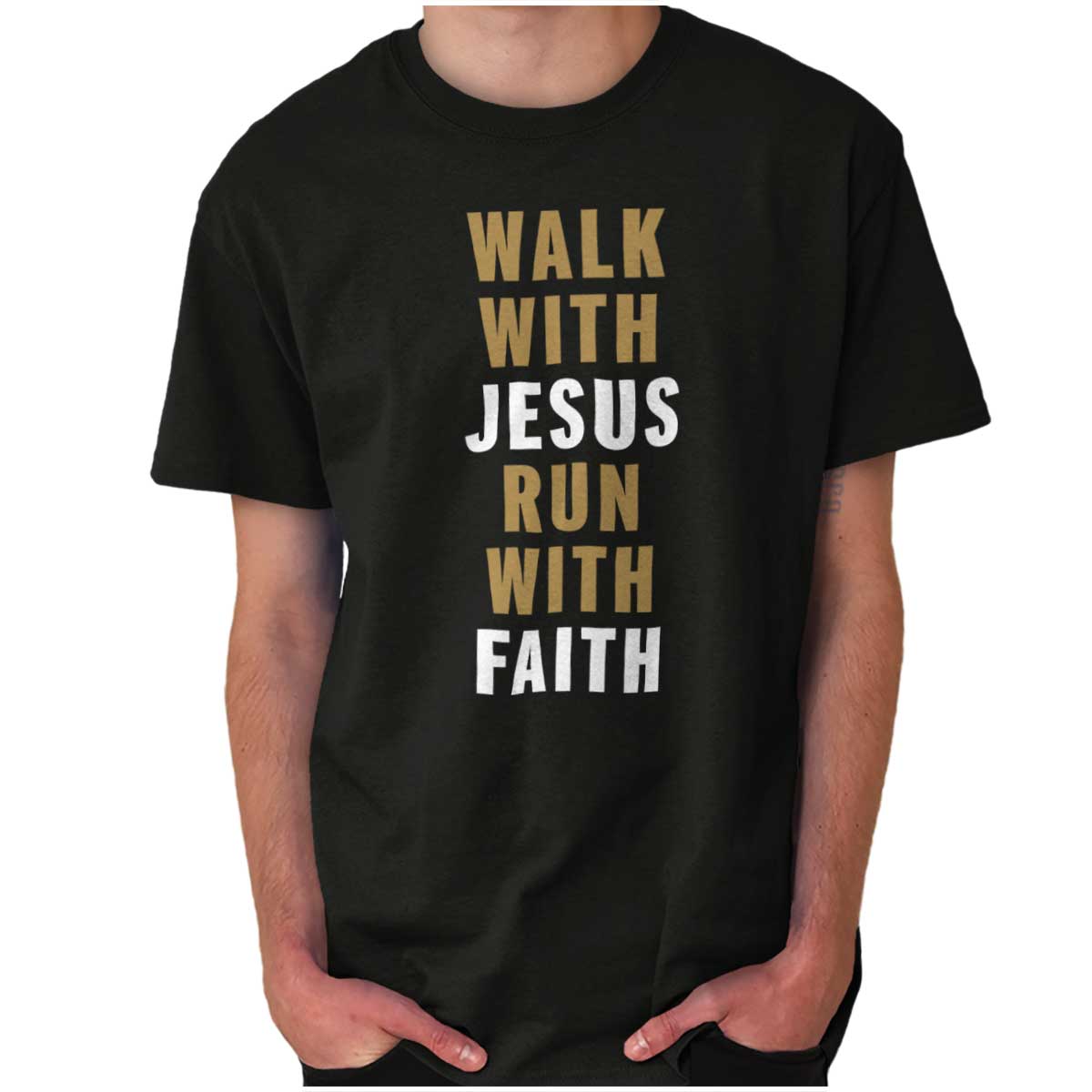 Walk With Lord Run T Shirt