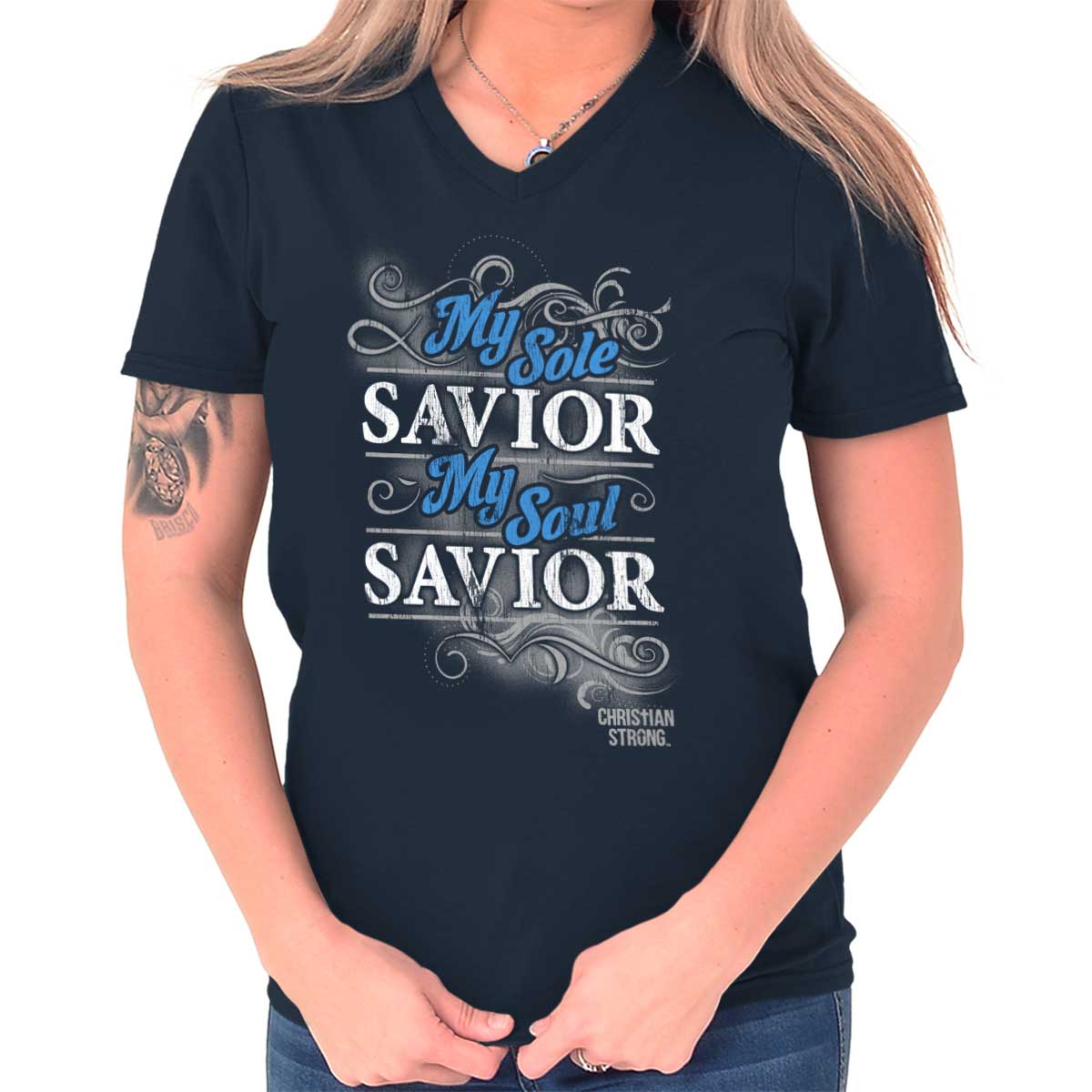 Soul Savior V-Neck T Shirt