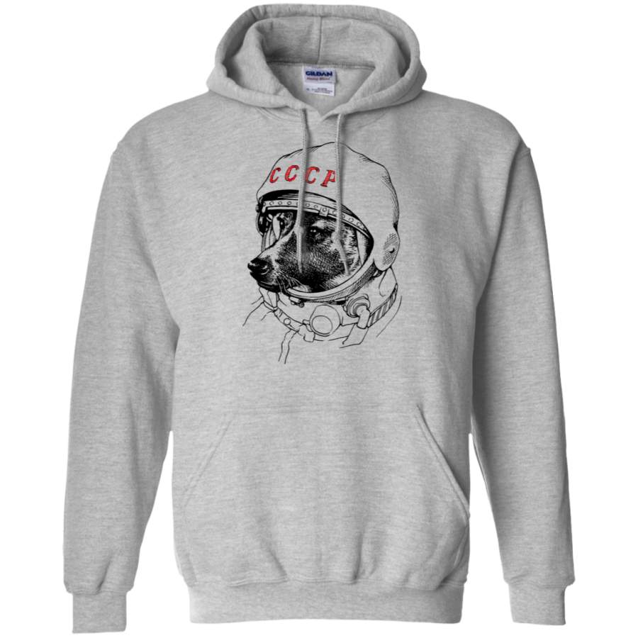 AGR Laika, space traveler Gildan Pullover Hoodie