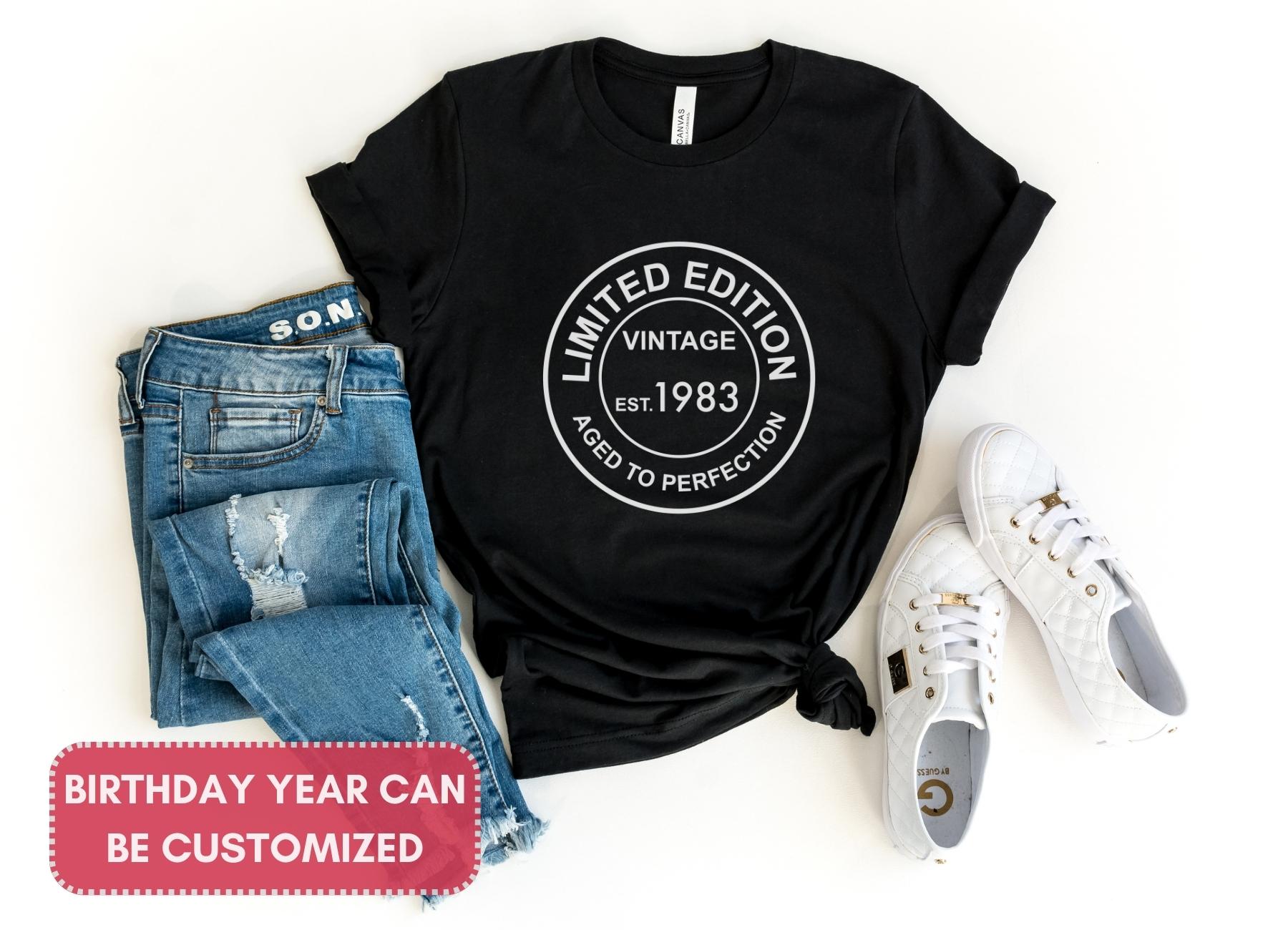 Limited Edition Custom Birthday T-Shirt (Customize Your Year)