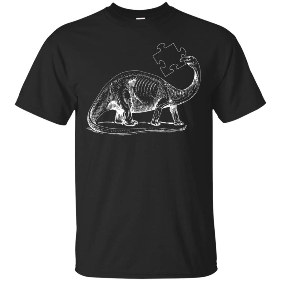 AGR Autism Dinosaur Shirt Teacher Uncle Aunt Mom Dad Kids Puzzle