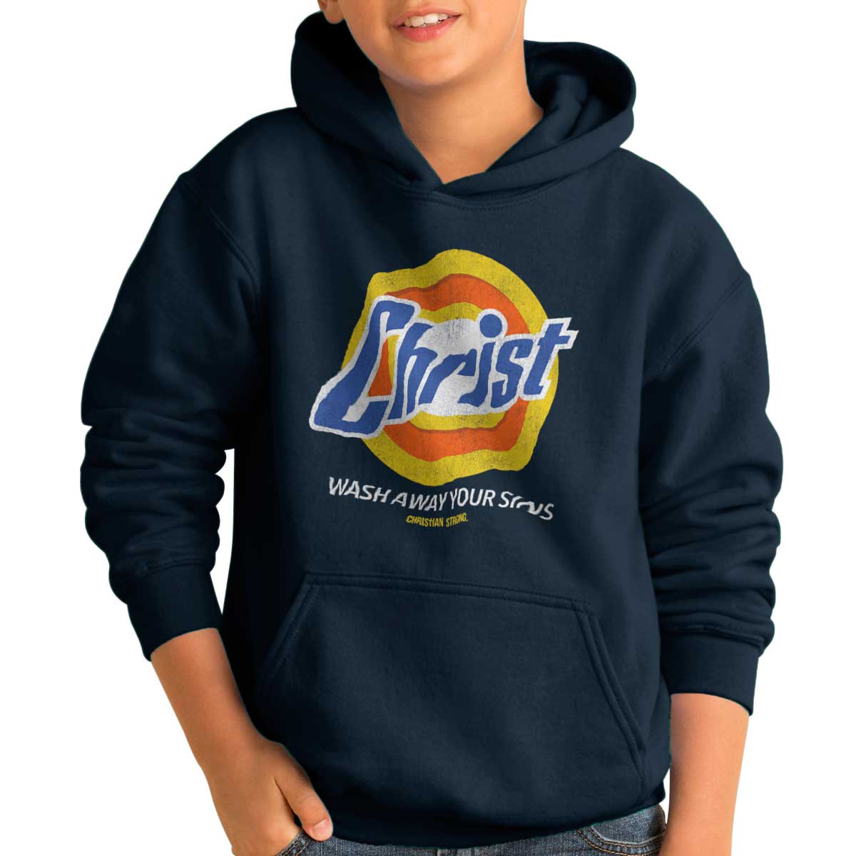 Christ Detergent Youth Hoodie