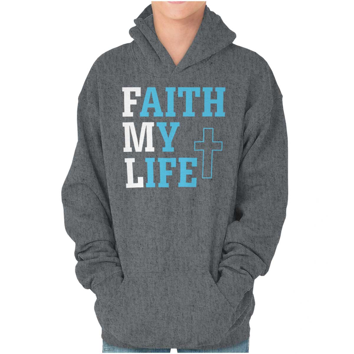 Faith My Life Youth Hoodie