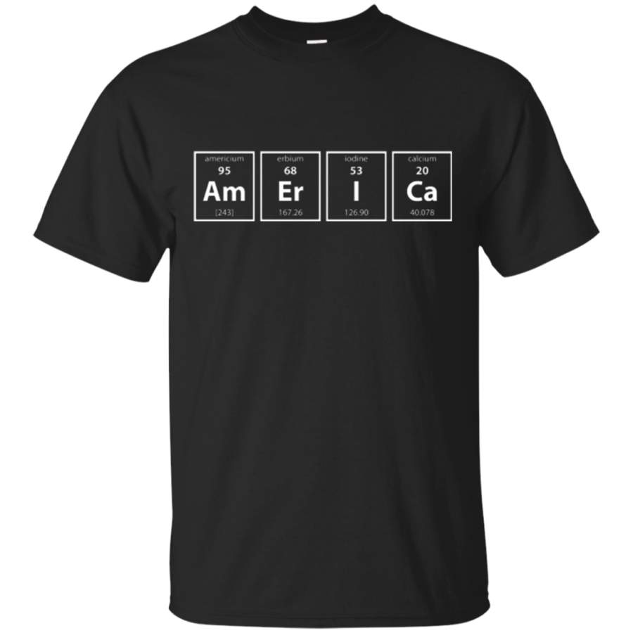 AGR America Periodic Table of Elements Chemistry Puns Tee Shirt