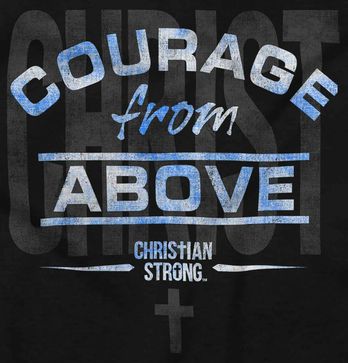 Courage From Above Youth Zip Hoodie