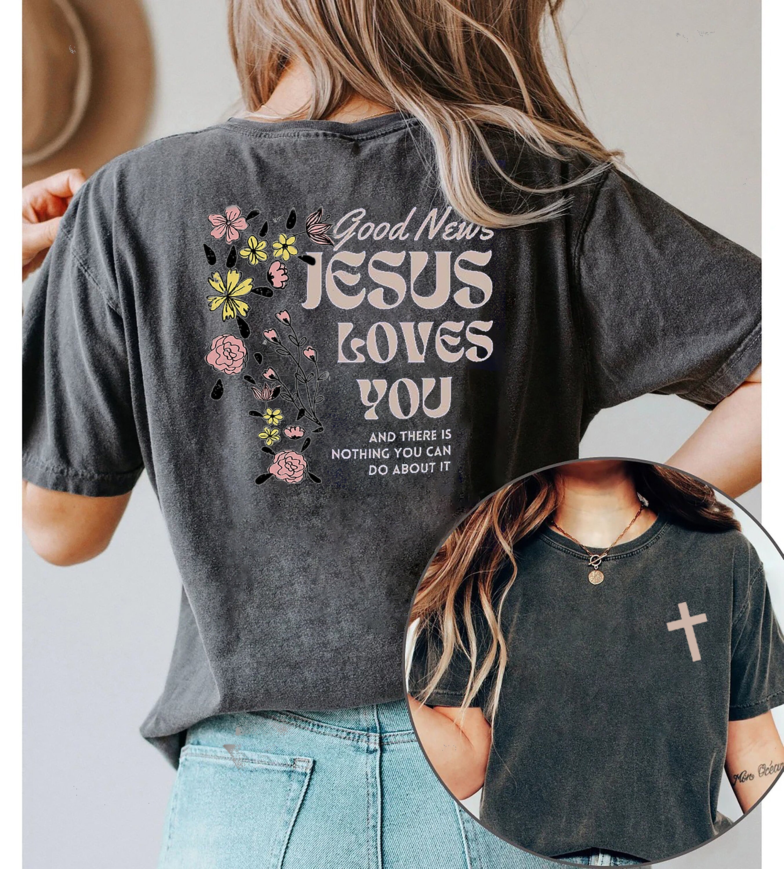 Christian Shirts Christian Tshirts Jesus Shirt Christian Apparel Christian Shirt Christian Tshirts Christian Graphic Tees Bible Verse Gift