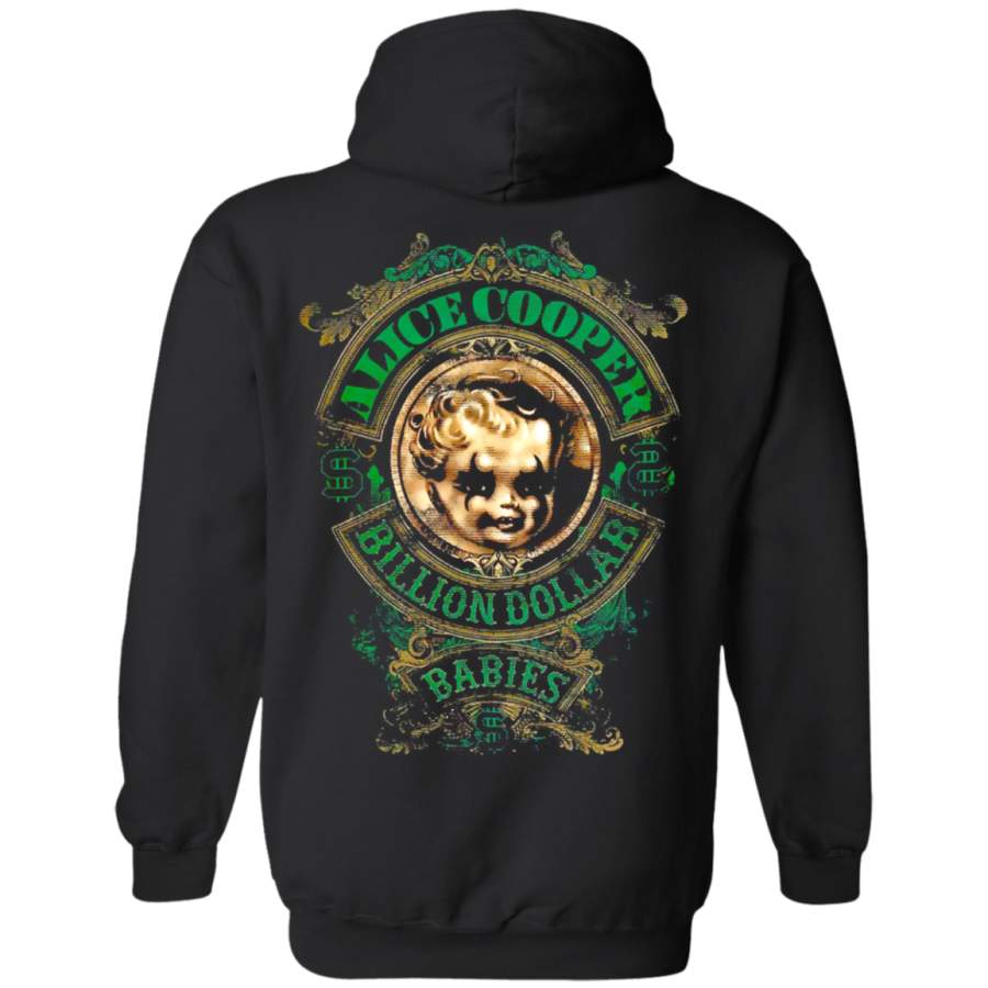 Alice Cooper – Billion Dollar Babies Tour Back print Pullover Hoodie