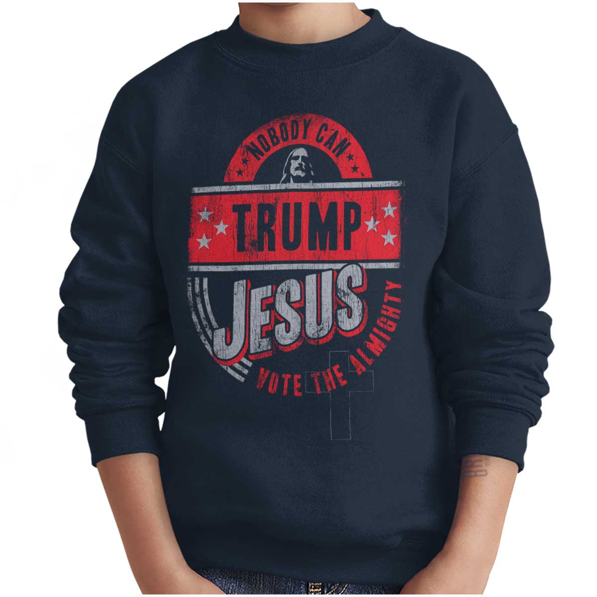 Nobody Can Trump Jesus Youth Sweatshirt