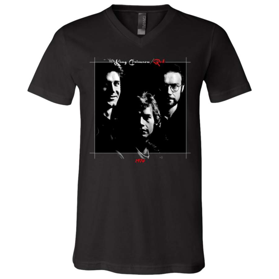 King Crimson Red V-Neck T-Shirt